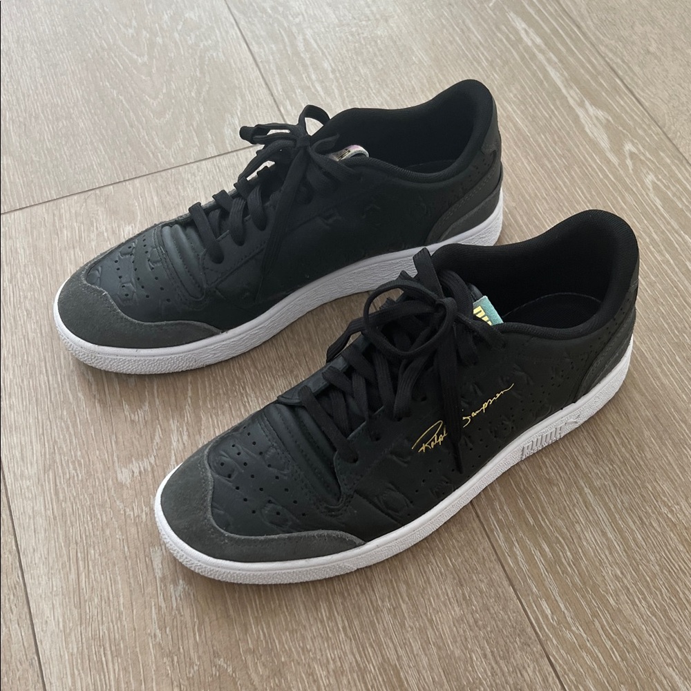Limited Edition Puma Black and White Men's Sneakers (Ralph Sampson)